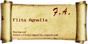Flits Agnella névjegykártya